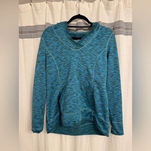 Tangerine Teal V-Neck Sweater